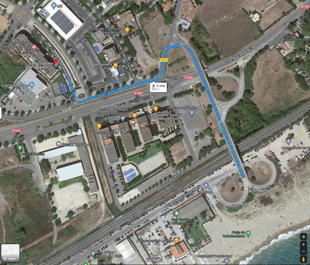 Apartamento diseño a cien metros del mar. Torredembarra Exterior foto